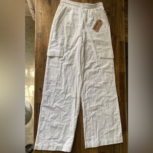 White beach pants, new with tags